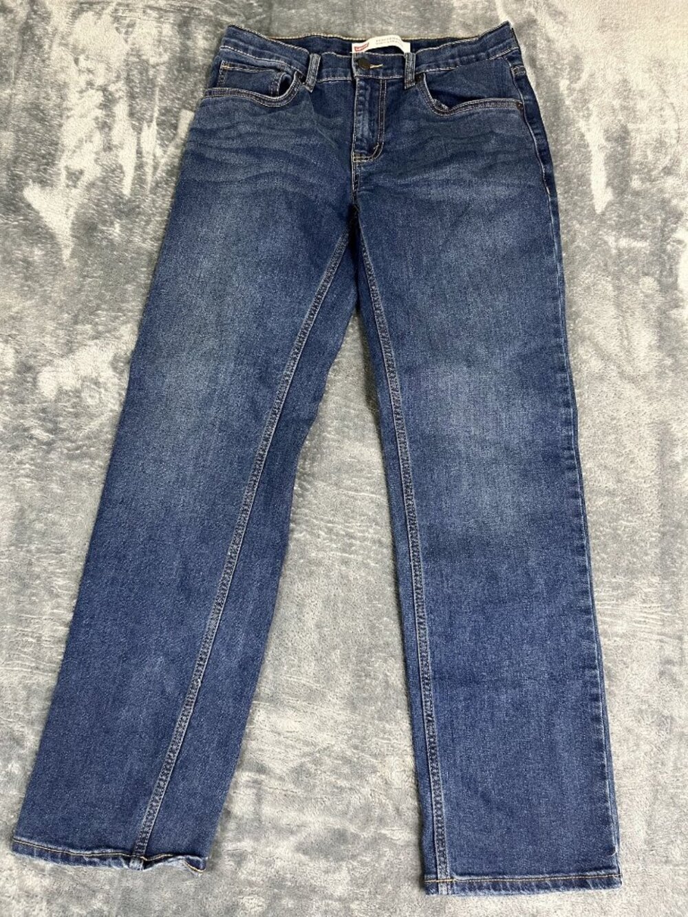 Levis 514 Performance Straight Leg Womens Blue Jeans 16